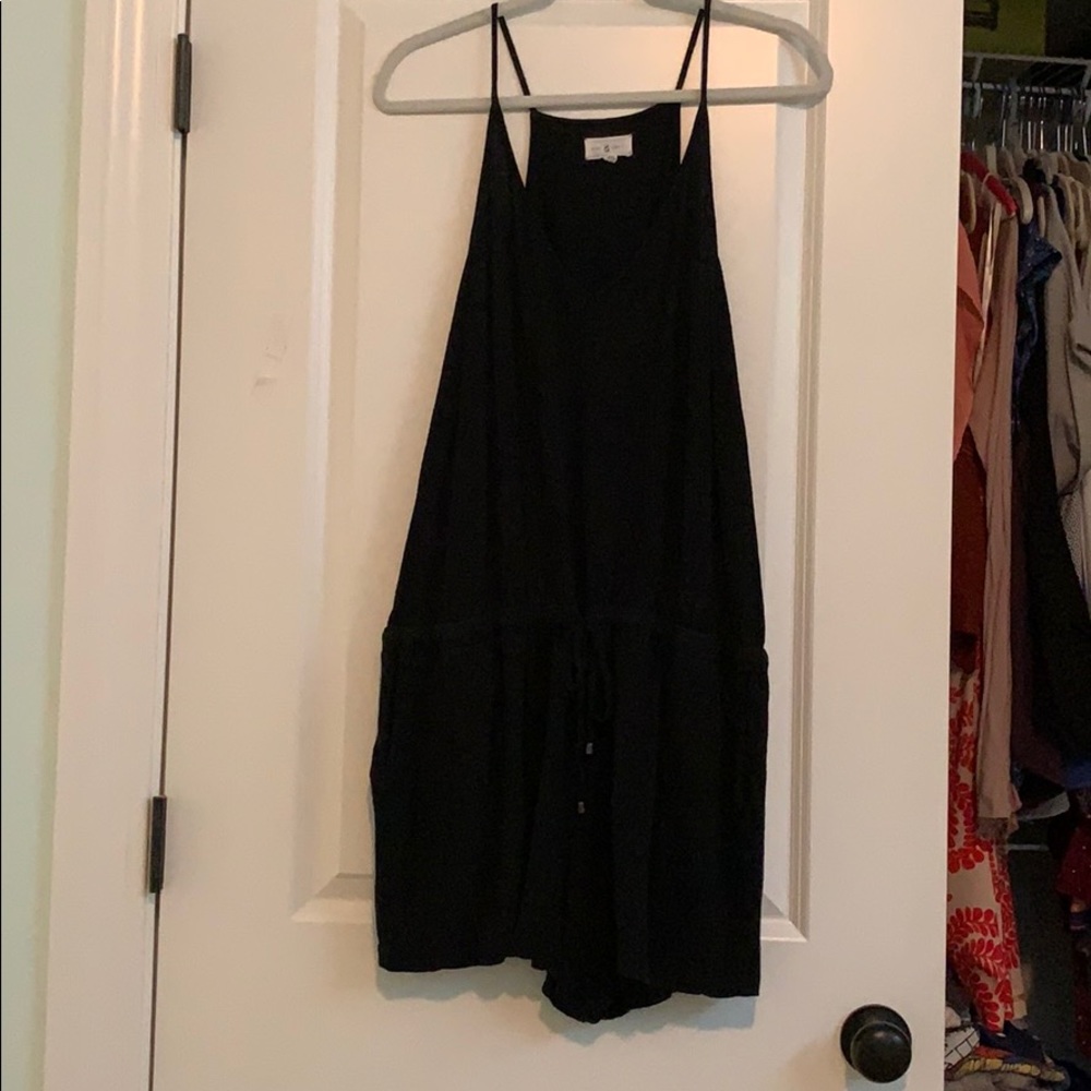 Lou & Grey Black Romper